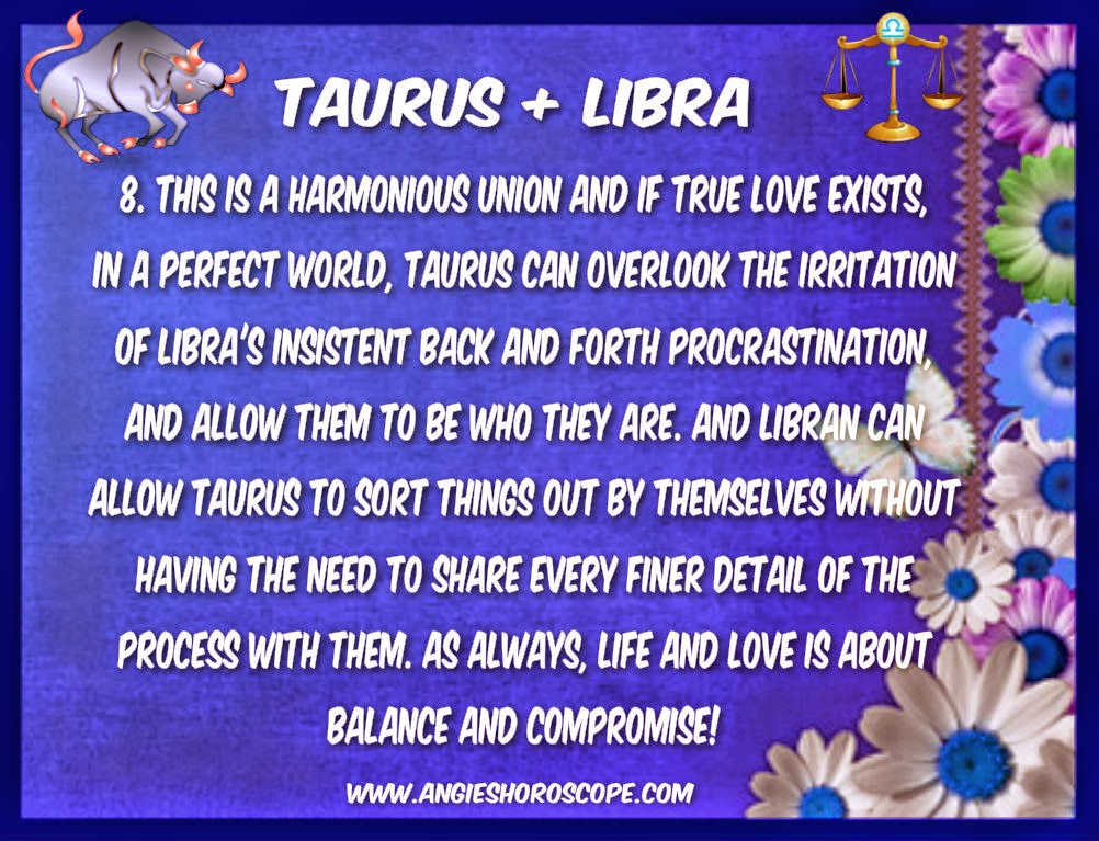 Taurus and Libra Zodiac Compatibility in Love Relationships & Sex